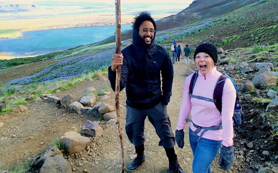 Natasha On A Hike In Iceland On Her First Trip Abroad
