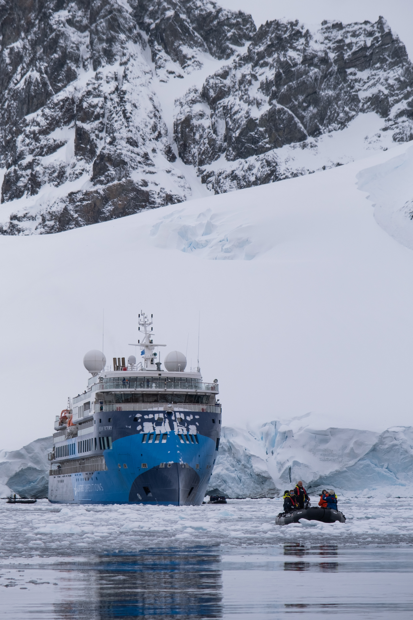 Sailing in Antarctica