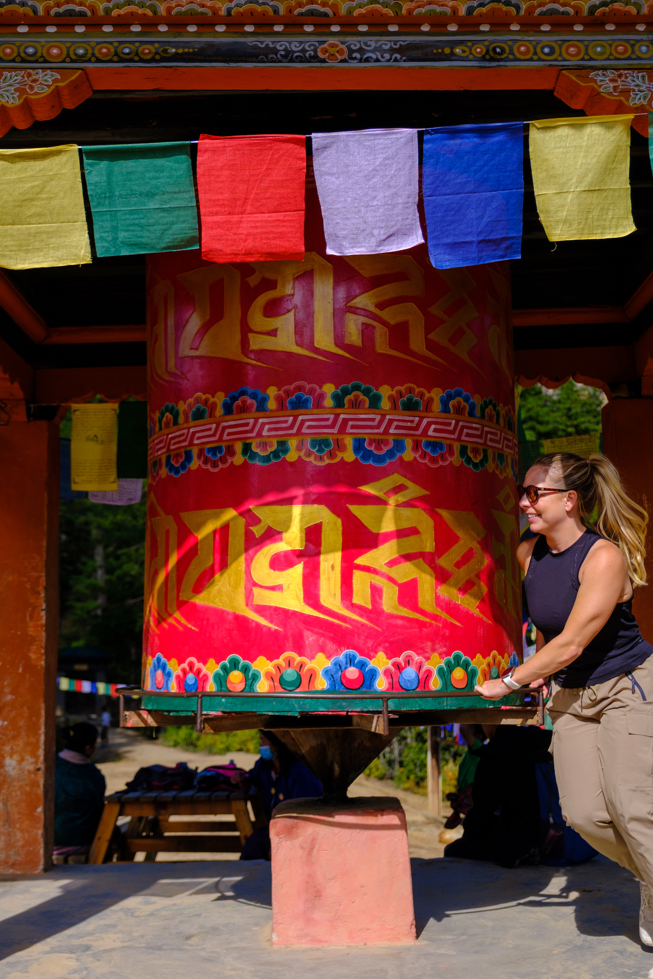 Natasha traveling bhutan