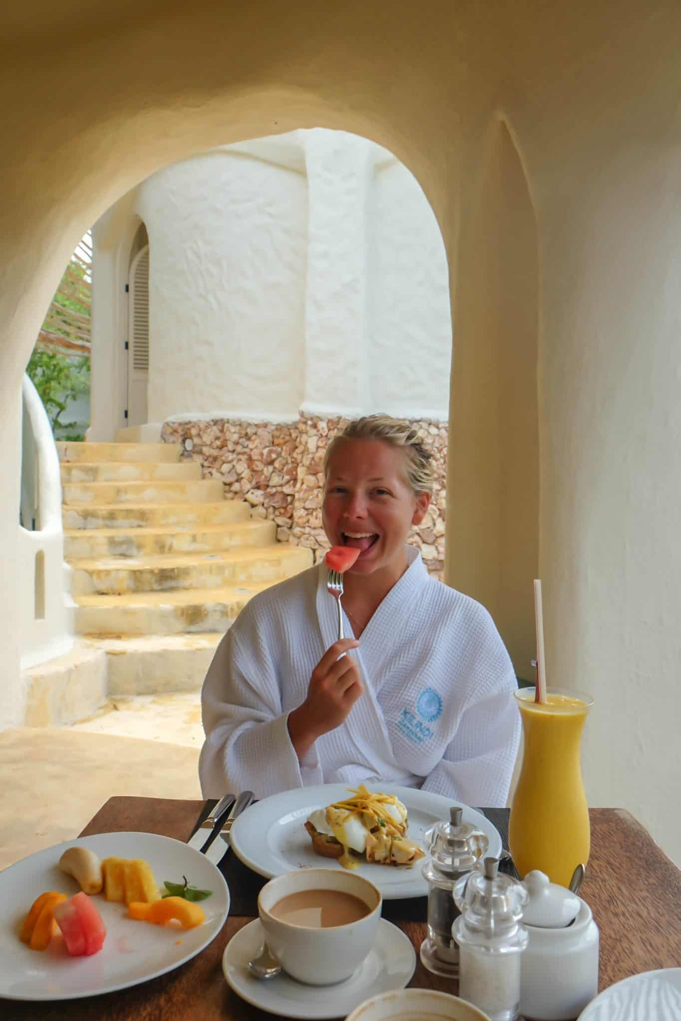 Breakfast at Kilindi The Best Hotels In Zanzibar