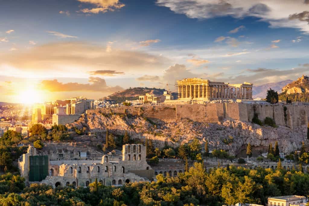 The Acropolis In Athens, Greece
