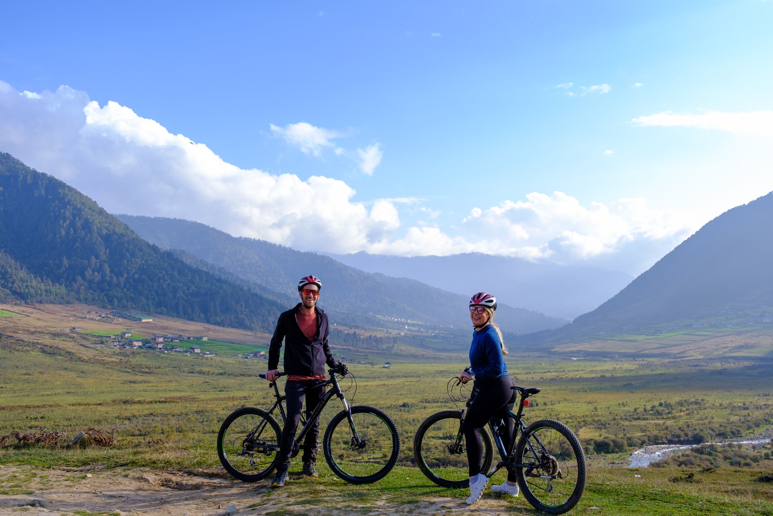 bike riding in bhutan