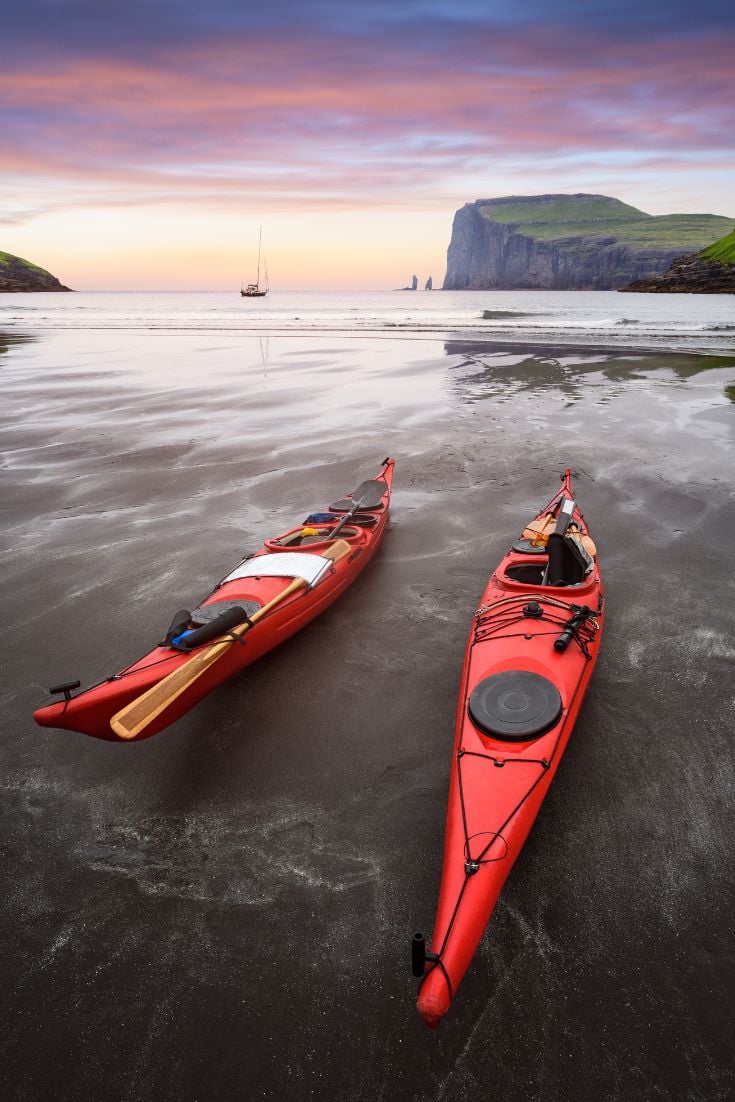 kayaking in the faroe islands