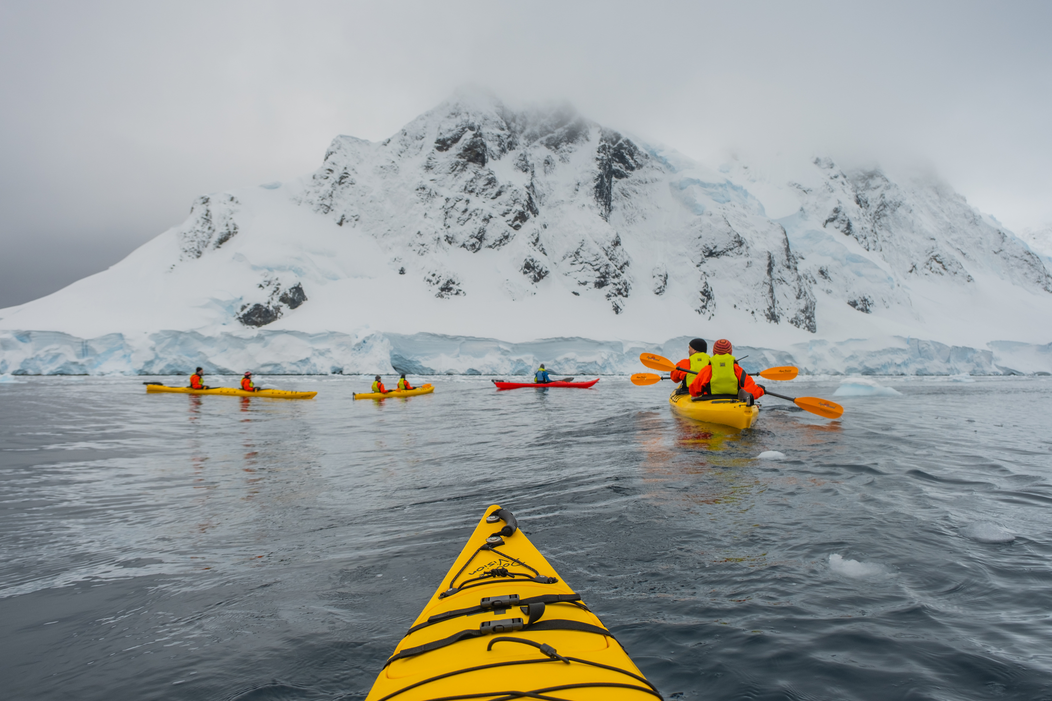 Kayaking in Excursions in Antarctica