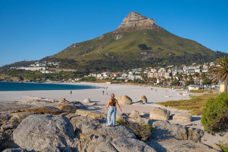 lions head from camps bay in cape town