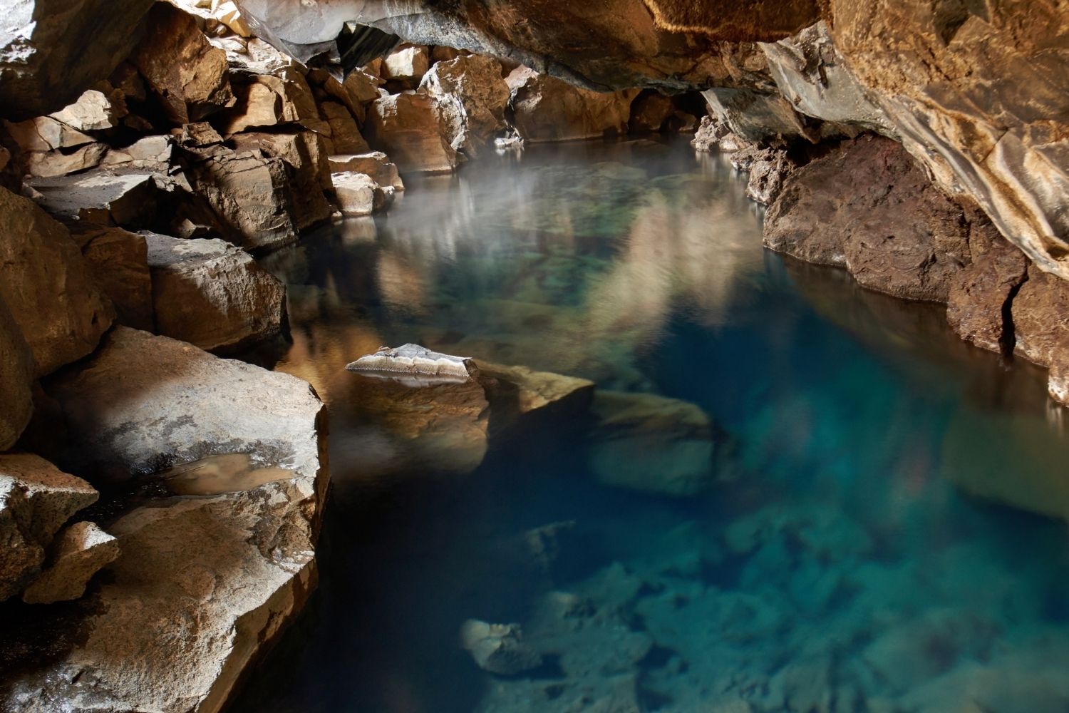 Stóragjá hot spring