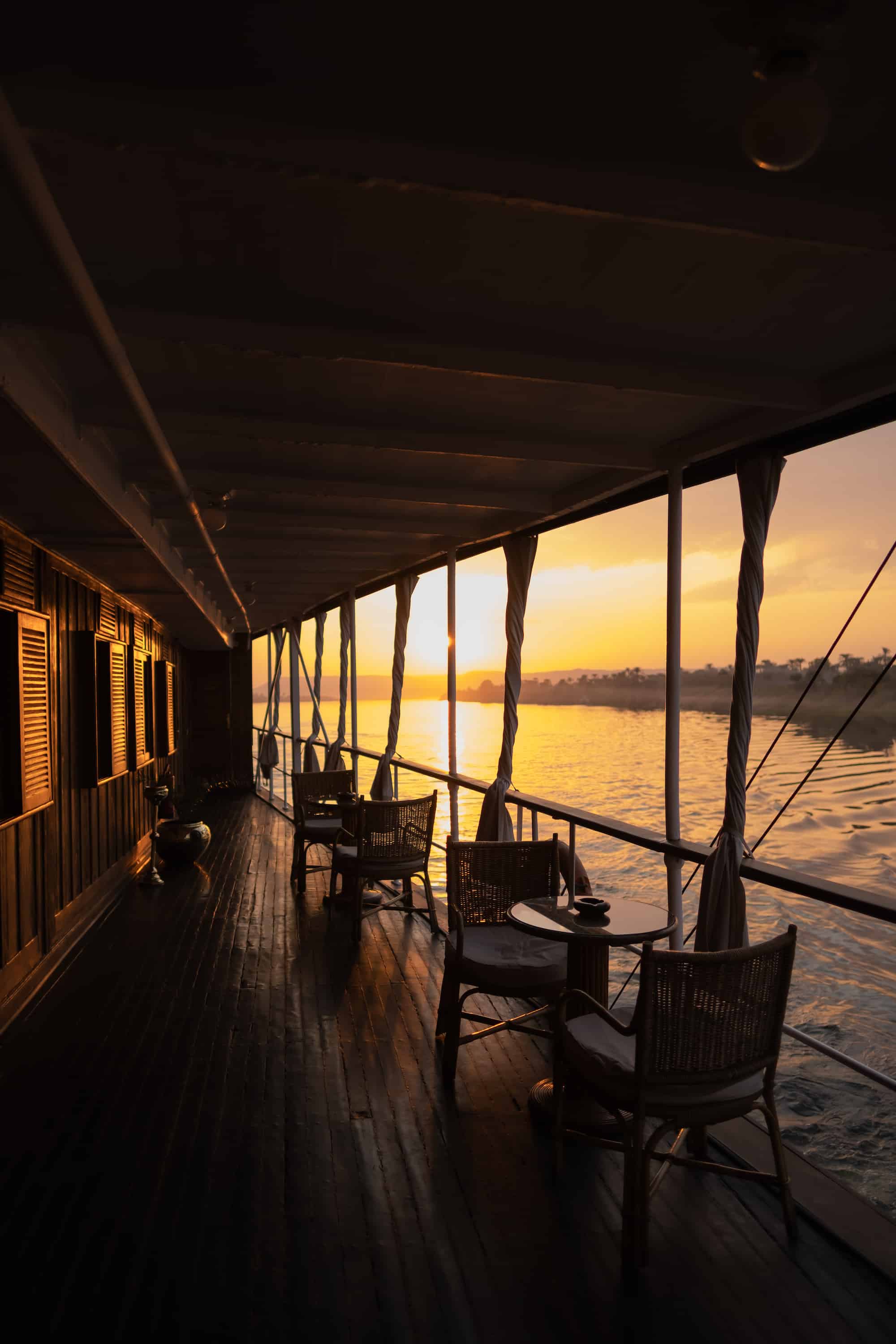 Sunset on the Nile River