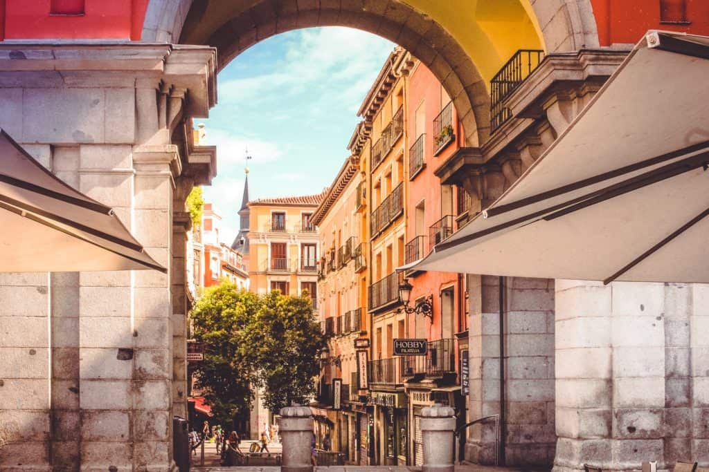 A Roman City Street In Nice Light