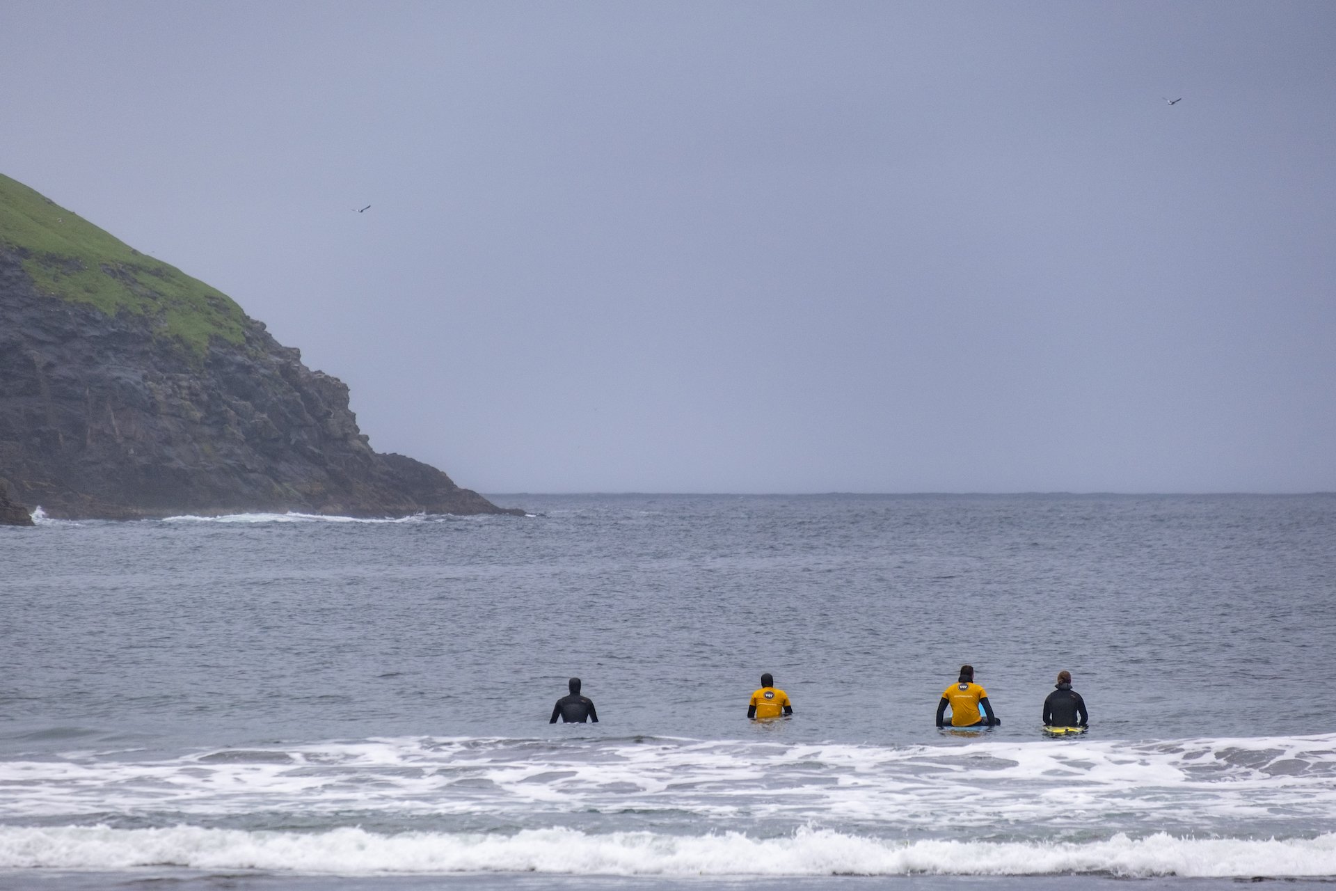 surfing in the faroe islands