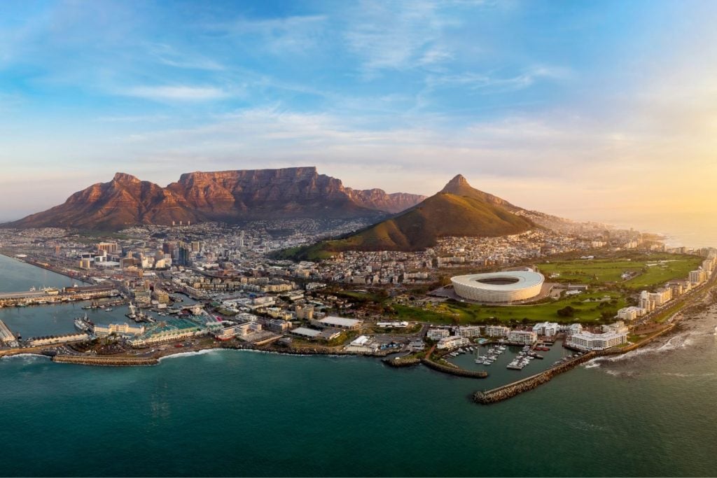 Aerial Photo Of Cape Town