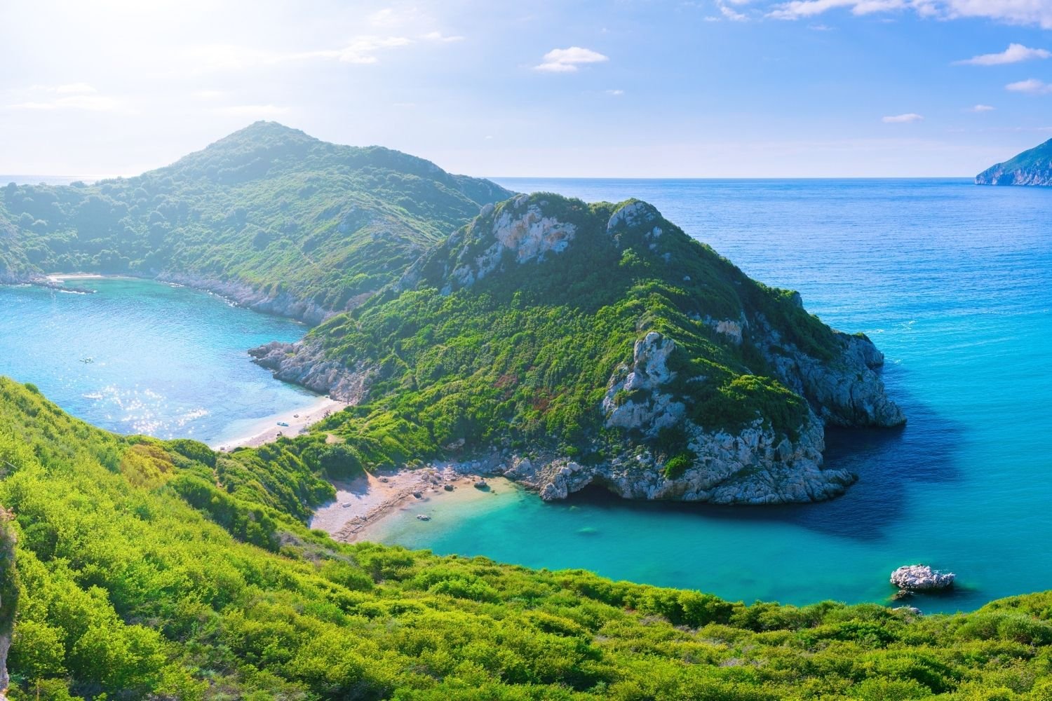 Porto Timoni, Corfu On A Sunny Day
